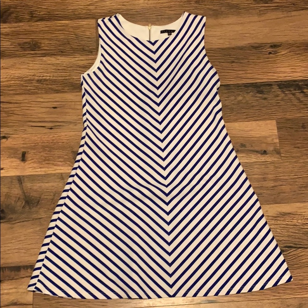 Tiana B. striped sleeveless dress